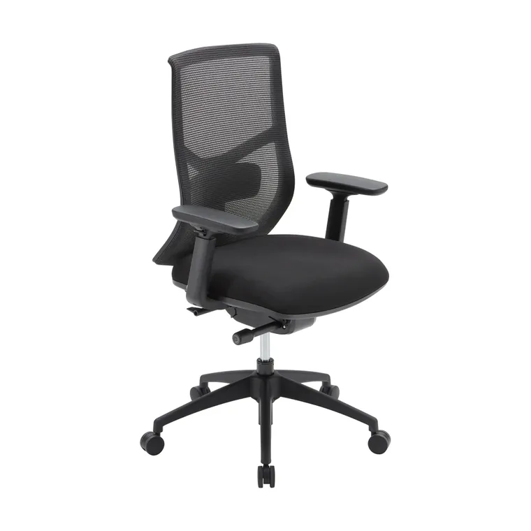 Mesh Task Chair – High-back mesh chair with seat slider.
