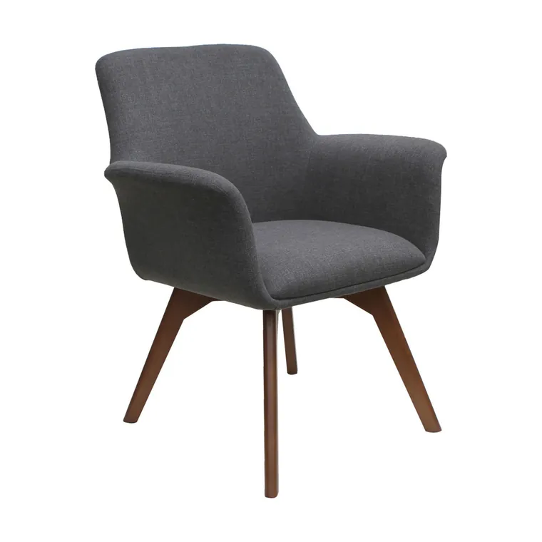 Guest Chair – Upholstered seat on wood legs.