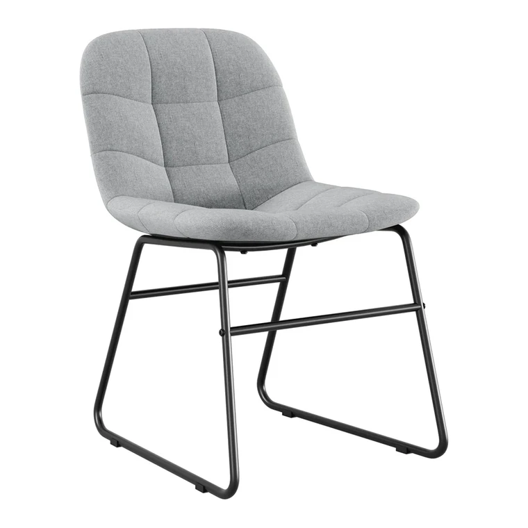 Tufted Side Chair – Tufted back on slim legs.