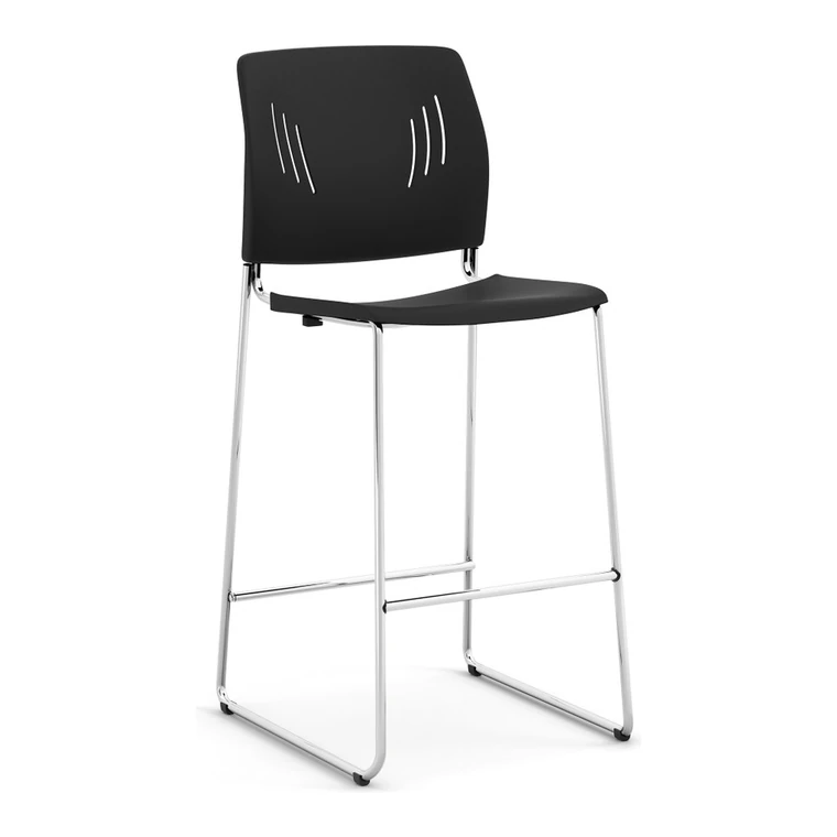 Stacking Bar Stool – Stacks for easy storage.